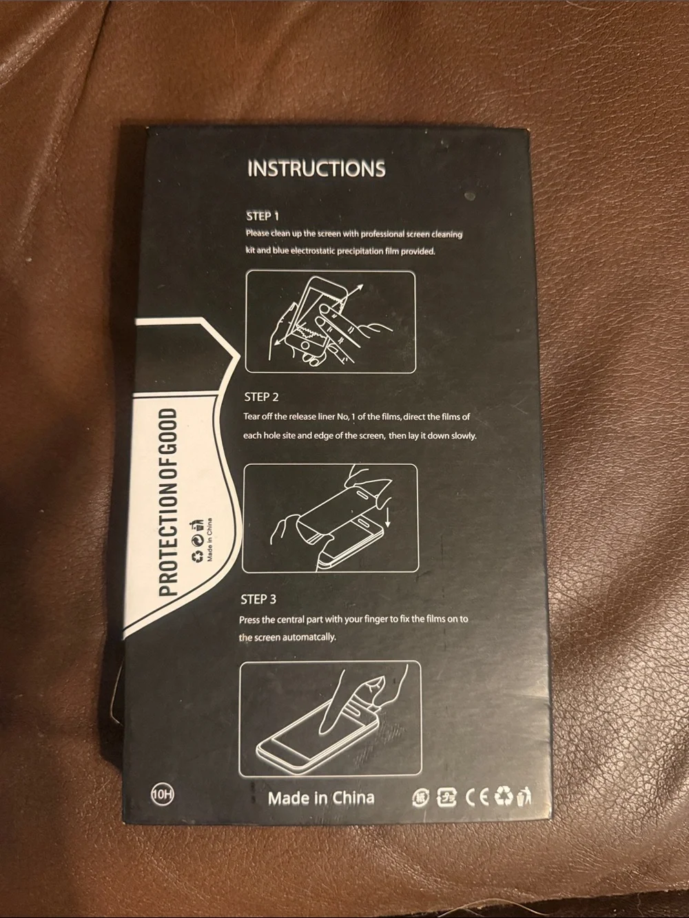 Black Glass Screen Protector - 3 Pack for iPhone 13